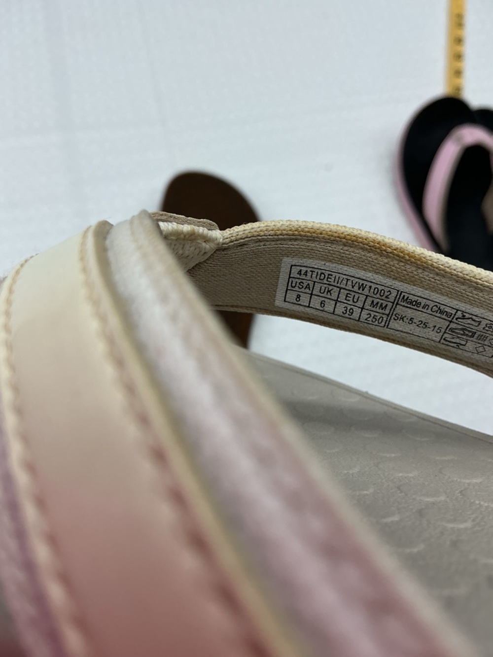 Vionic Beige Cream Thong Sandals - Picture 10 of 10
